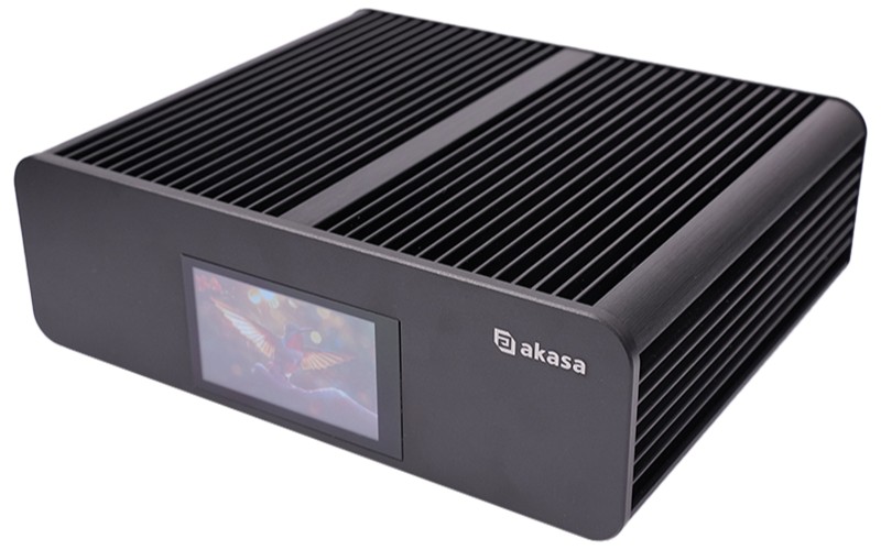 Akasa 发布 3 款带屏无风扇被动散热嵌入式系统机箱