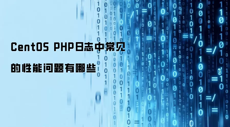 CentOS PHP日志中常见的性能问题有哪些