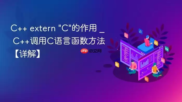 C++ extern 