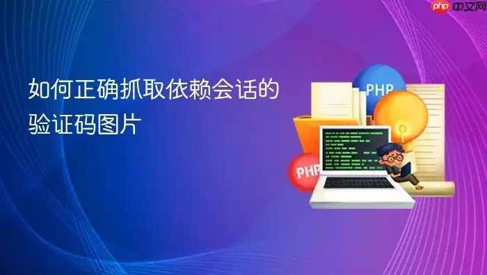 如何正确抓取依赖会话的验证码图片
