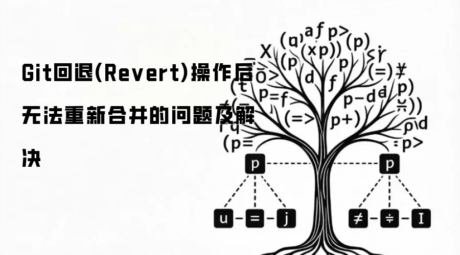 Git回退(Revert)操作后无法重新合并的问题及解决