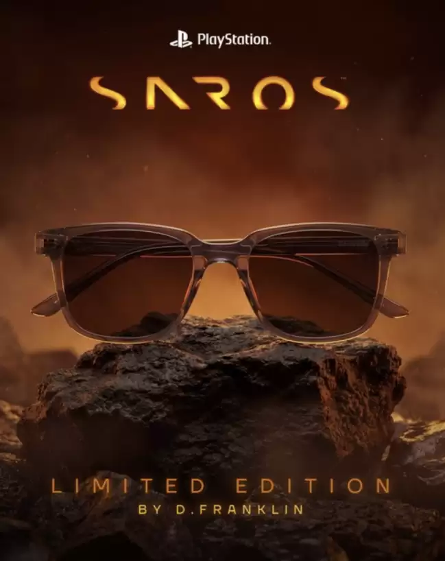 索尼 SIE 联名潮流品牌 D.Franklin 推出游戏《SAROS》联名眼镜 69.99 欧元