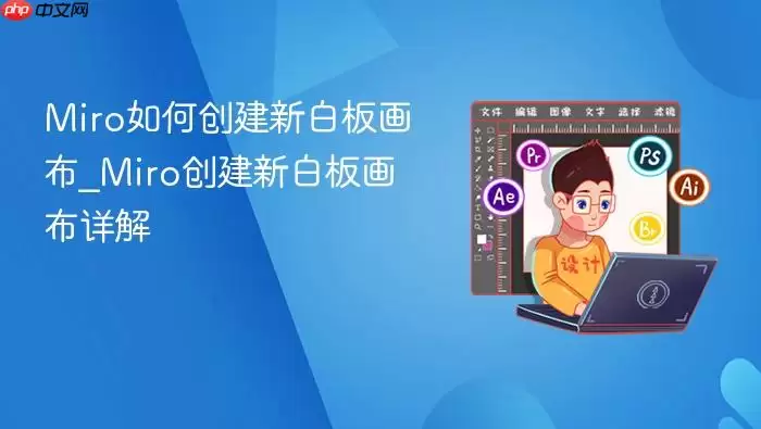 Miro如何创建新白板画布_Miro创建新白板画布详解
