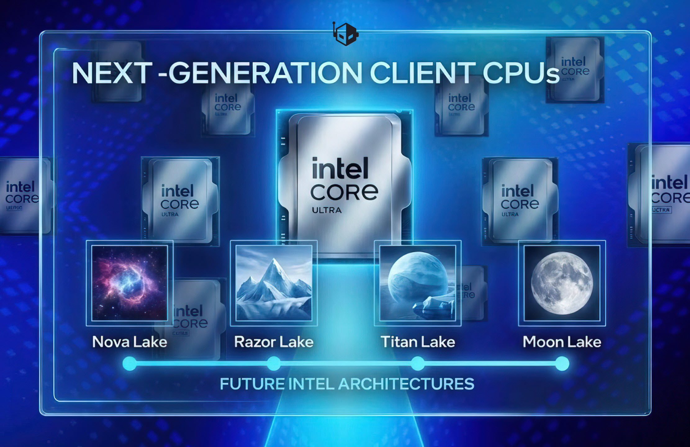 两年四系 CPU：英特尔 Nova Lake、Razor Lake、Titan Lake 将如期登场