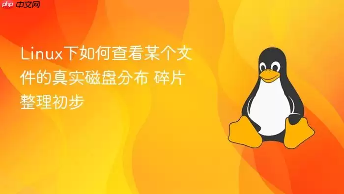 Linux下如何查看某个文件的真实磁盘分布 碎片整理初步