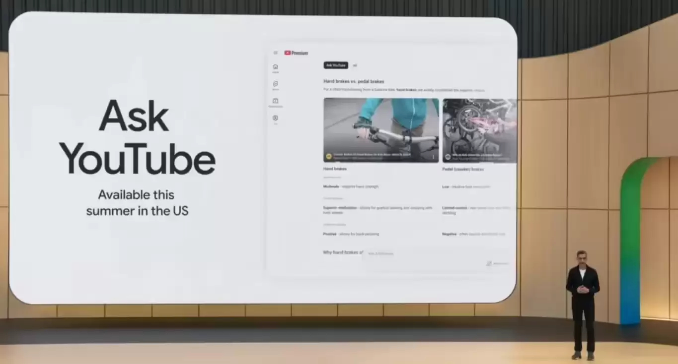 谷歌Ask YouTube上线：告别关键词搜索，完整句子提问+连续追问解锁新体验