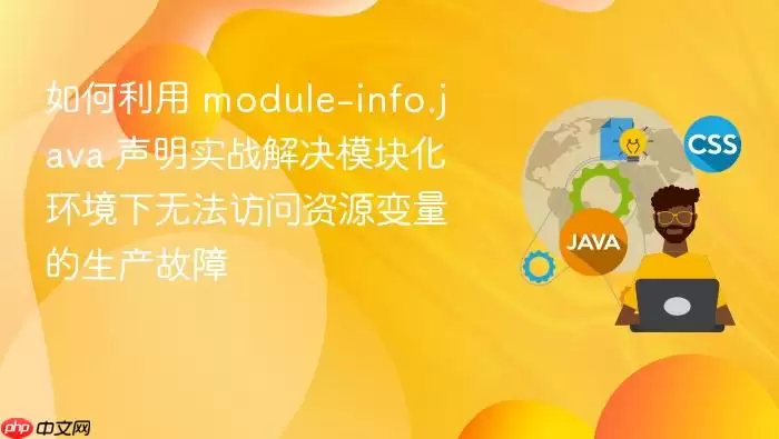 如何利用 module-info.ja va 声明实战解决模块化环境下无法访问资源变量的生产故障