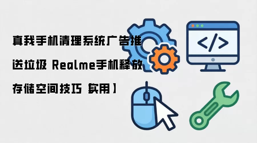 真我手机清理系统广告推送垃圾 Realme手机释放存储空间技巧【实用】