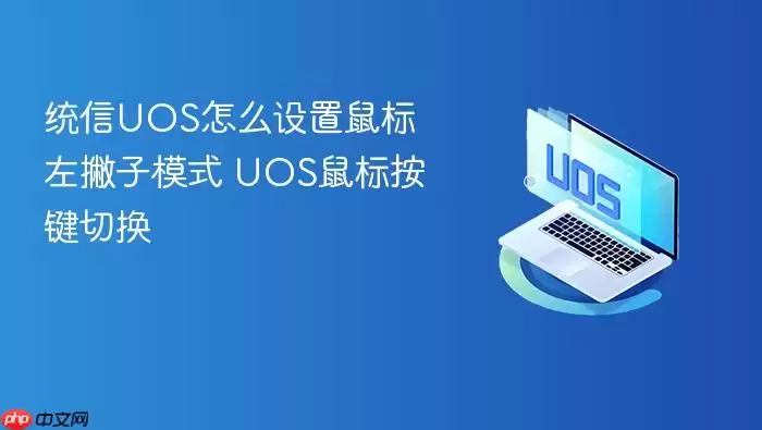 统信UOS怎么设置鼠标左撇子模式 UOS鼠标按键切换