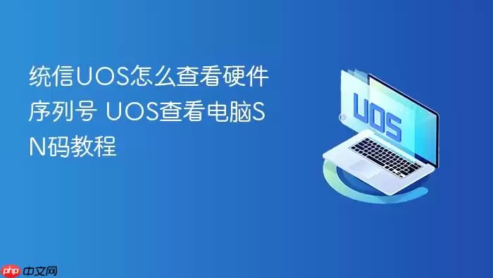 统信UOS怎么查看硬件序列号 UOS查看电脑SN码教程