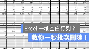 Excel怎样一次删除全部空行