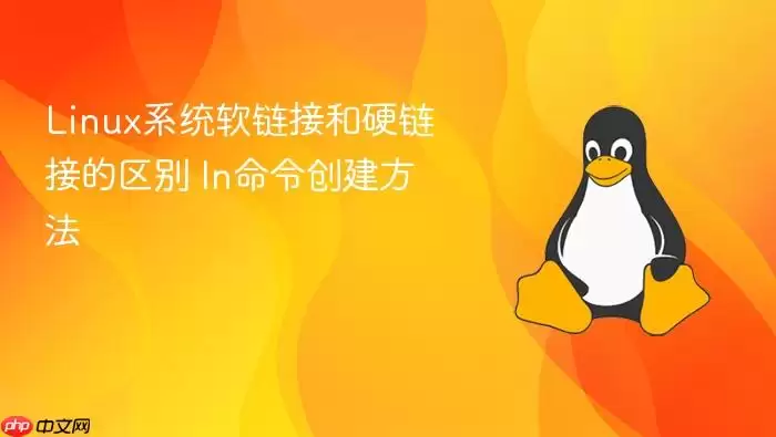 Linux系统软链接和硬链接的区别 ln命令创建方法