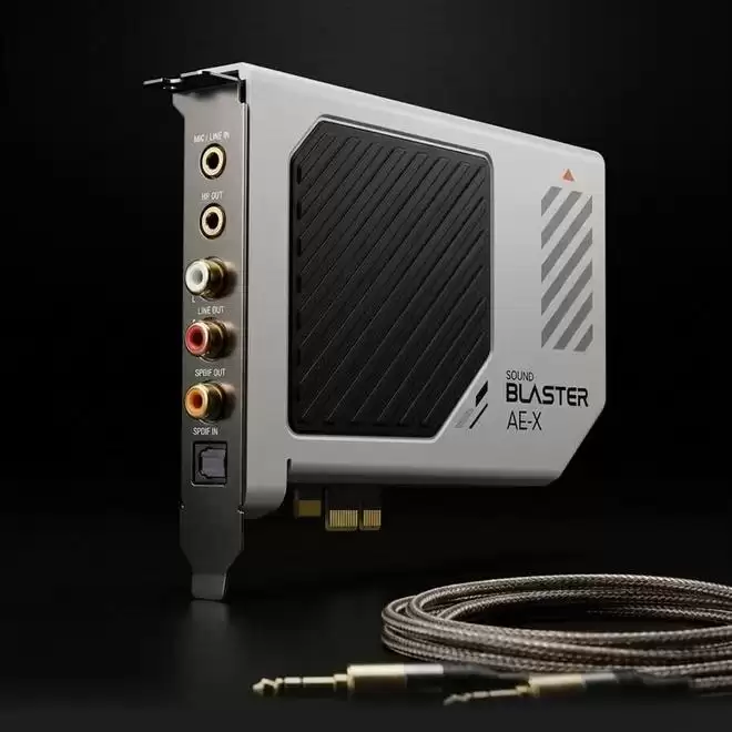 Creative推出Sound Blaster AE-X内置声卡，支持130dB信噪比