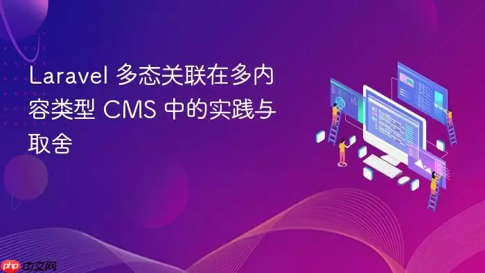 Lara vel 多态关联在多内容类型 CMS 中的实践与取舍