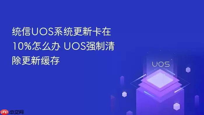 统信UOS系统更新卡在10%怎么办 UOS强制清除更新缓存