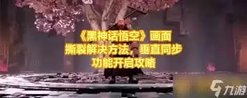 如何关闭垂直同步防止画面撕裂功能