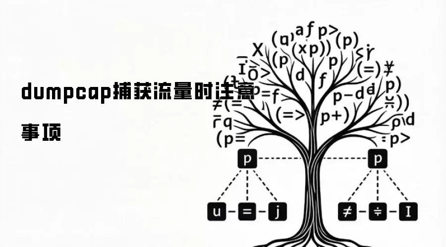 dumpcap捕获流量时注意事项