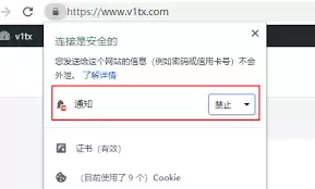 谷歌浏览器如何禁止网站发送通知