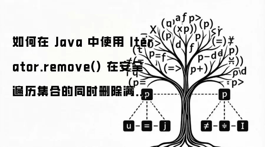 如何在 Ja va 中使用 Iterator.remove() 在安全遍历集合的同时删除满足业务条件的特定元素