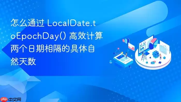 怎么通过 LocalDate.toEpochDay() 高效计算两个日期相隔的具体自然天数