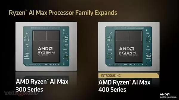 x86首次冲上192GB！AMD锐龙AI Max 400发布：最高5.2GHz