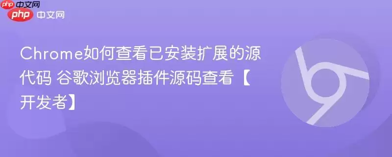chrome如何查看已安装扩展的源代码 谷歌浏览器插件源码查看【开发者】