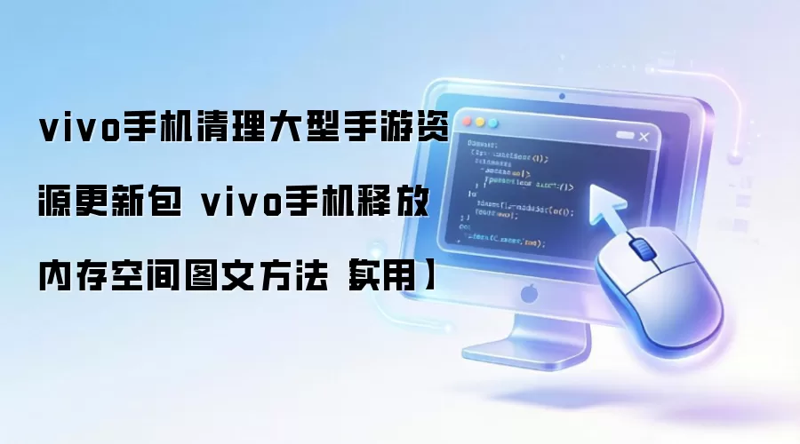 vivo手机清理大型手游资源更新包 vivo手机释放内存空间图文方法【实用】