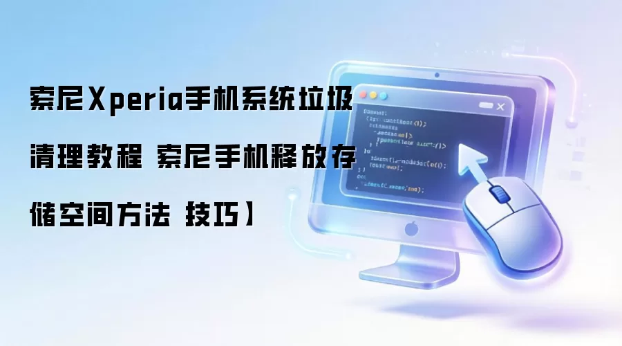 索尼Xperia手机系统垃圾清理教程 索尼手机释放存储空间方法【技巧】