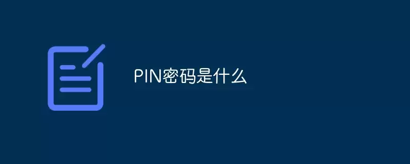 PIN密码是什么