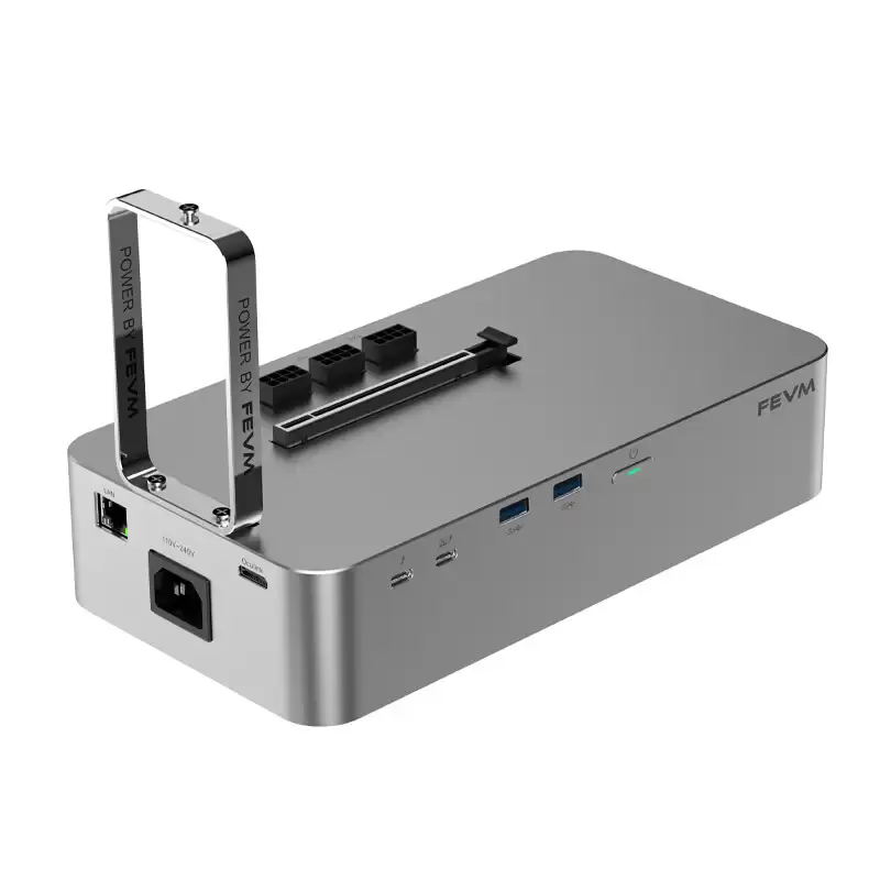 FEVM 推出雷电 5 / OCuLink 显卡坞 FNGT5 PLUS，配备 600W 电源