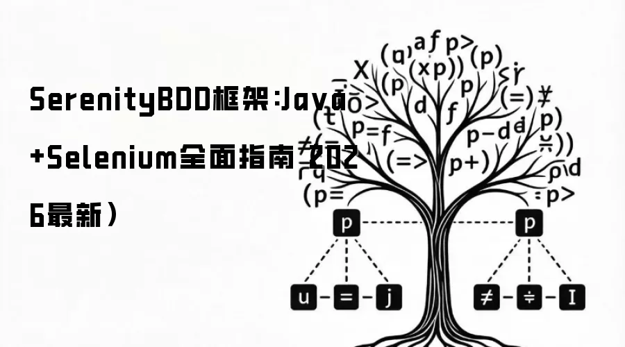 SerenityBDD框架:Ja va+Selenium全面指南（2026最新）