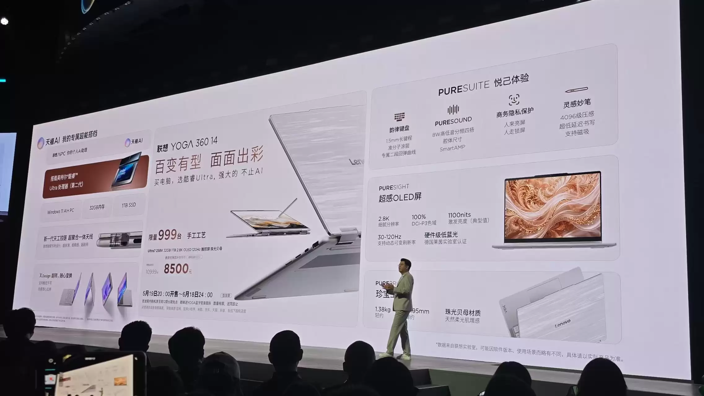 联想YOGA 360 14发布:支持超纤手写,8500元起
