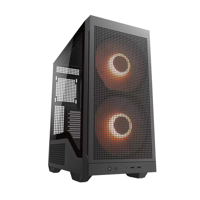骨伽 MX600 Max 机箱发售:前置双 20030 风扇,599 / 649 元