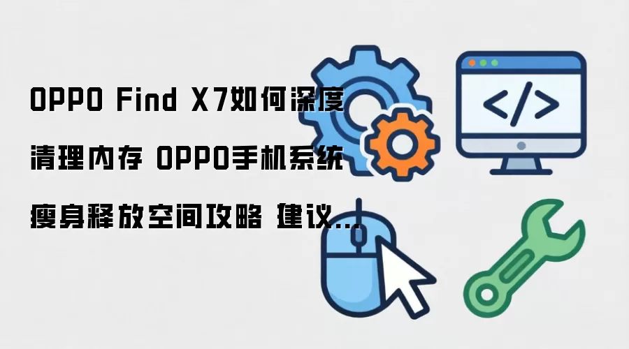 OPPO Find X7如何深度清理内存 OPPO手机系统瘦身释放空间攻略【建议收藏】