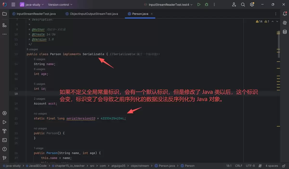 Ja va使用字节流、缓冲流、转换流与对象流读写文件的示例代码