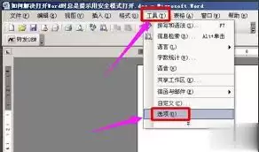 如何解除word安全模式