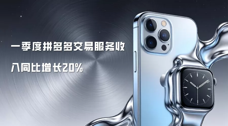 一季度拼多多交易服务收入同比增长20%