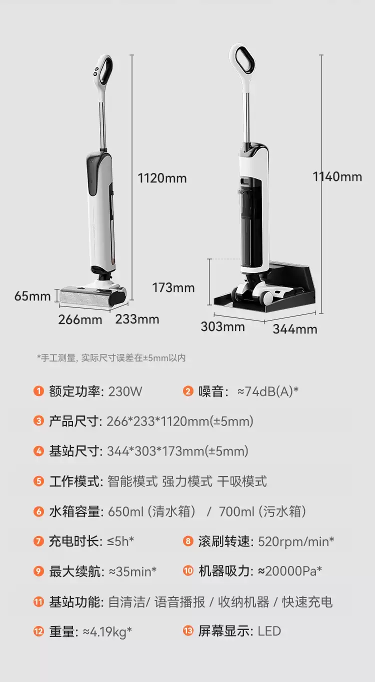 推入式基站更方便:友望云朵 Max 洗地机 2499 → 678 元官方直降
