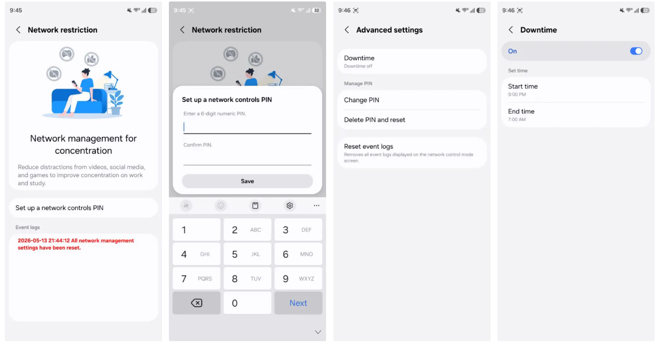 三星 One UI 9 酝酿新专注功能，断网社交媒体等“分心应用”