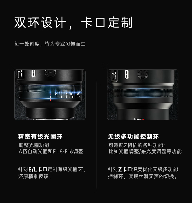 七工匠 AF 135mm F1.8 MAX 相机镜头开售：首发尼康 Z 卡口，3790 元