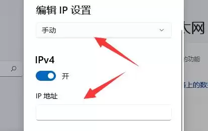 编辑 IP 设置