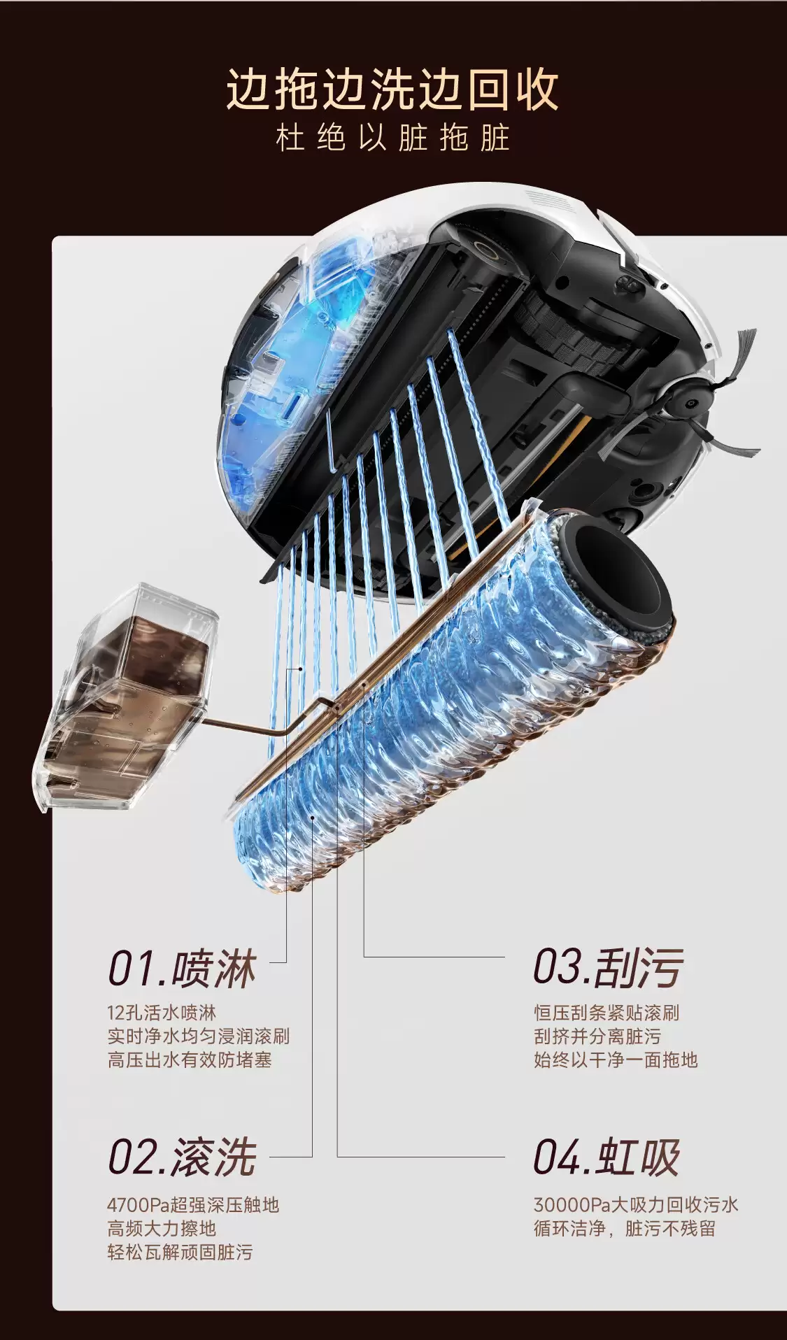论打折还是 MOVA 猛:水箱版 P70S 扫拖机器人 3299 → 1279 元国补新低
