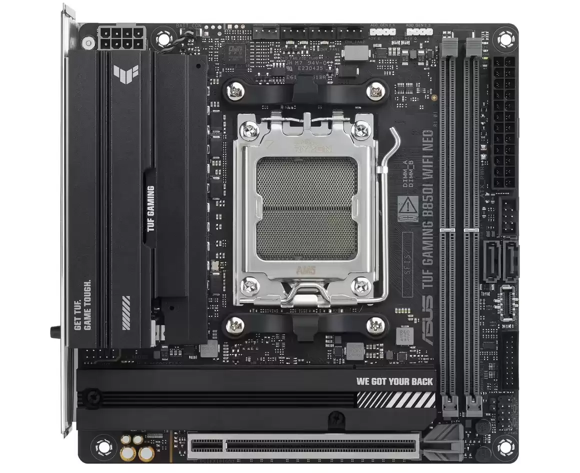 华硕发布TUF GAMING B850I WIFI NEO，首款Mini-ITX主板