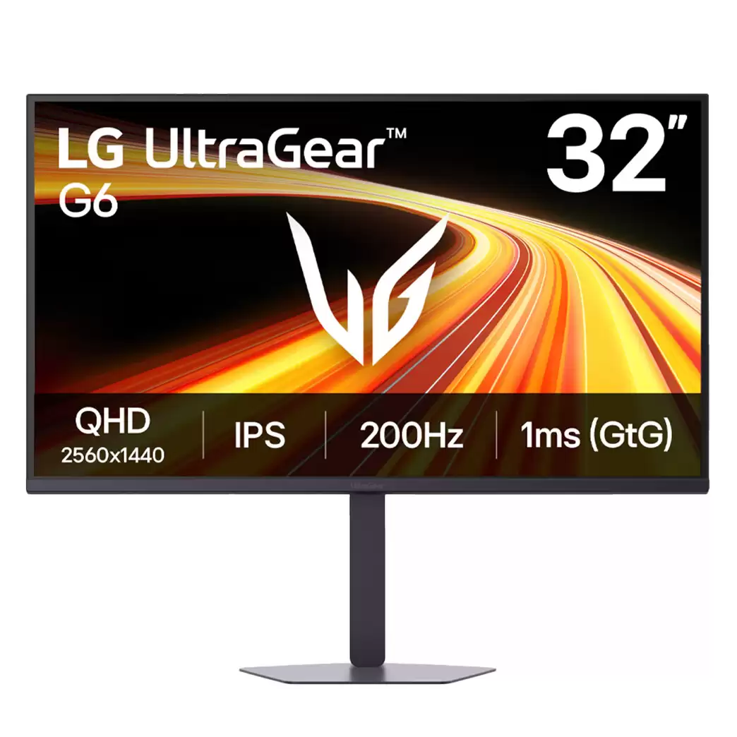 LG 推出 UltraGear G6 32G620B 显示器：31.5 寸 2K 200Hz Fast IPS 面板，1899 元