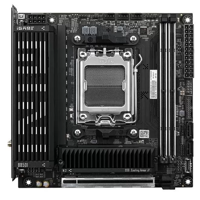 七彩虹推出ITX主板iGame B850I MINI OC V14，内置时钟发生器