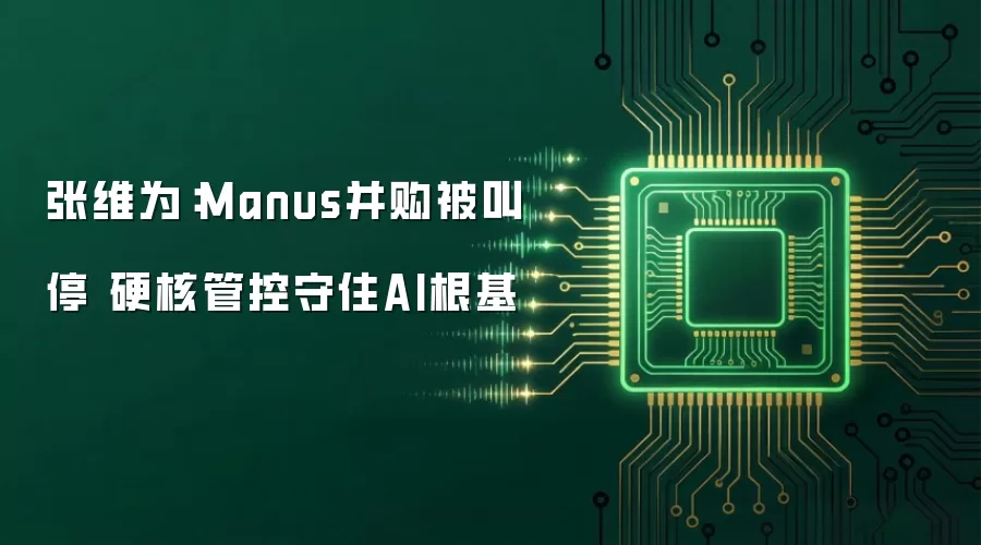 张维为:Manus并购被叫停 硬核管控守住AI根基