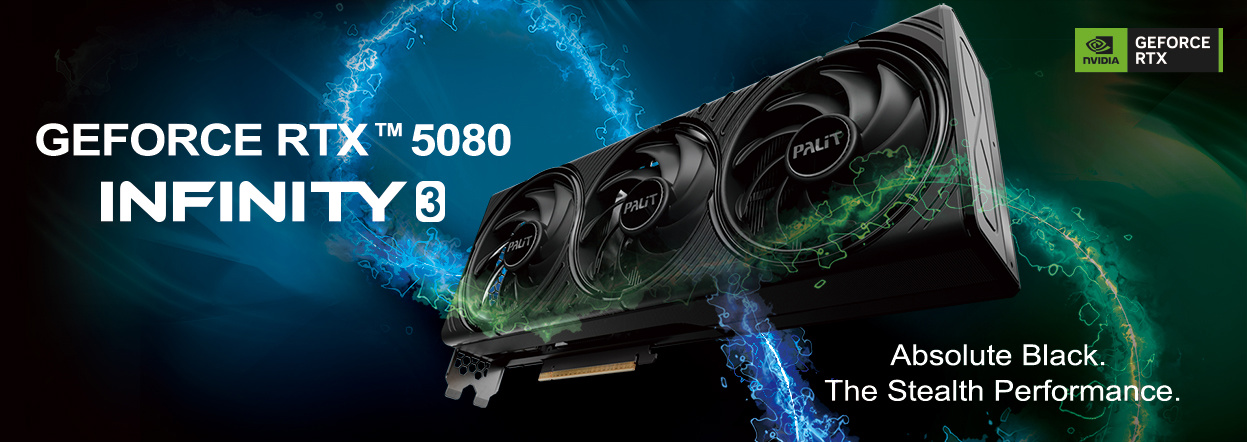 同德推出 GeForce RTX 5080 Infinity 3 显卡，纯黑美学