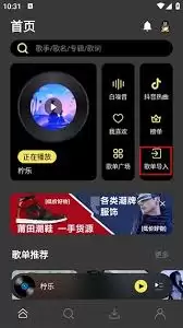 柠乐音乐如何导入歌单