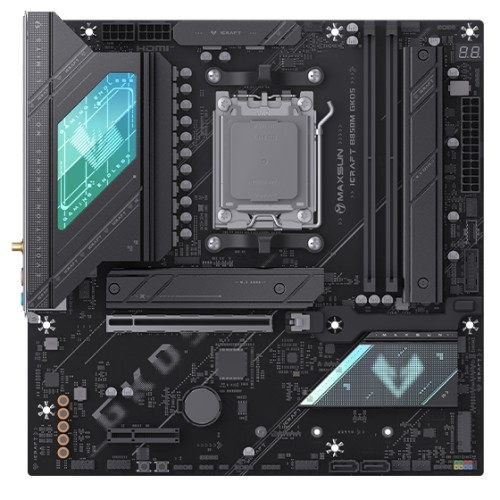 铭瑄推出两款电竞之心系列 B850M 主板:双 Gen5 M.2,有显卡快拆