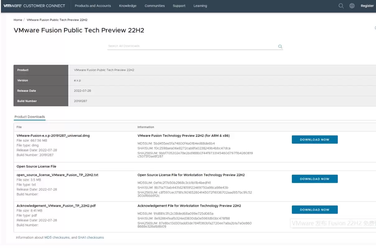 VMware 发布 Fusion 22H2 免费预览版,苹果 M1 / M2 Mac 电脑支持运行微软 Win11